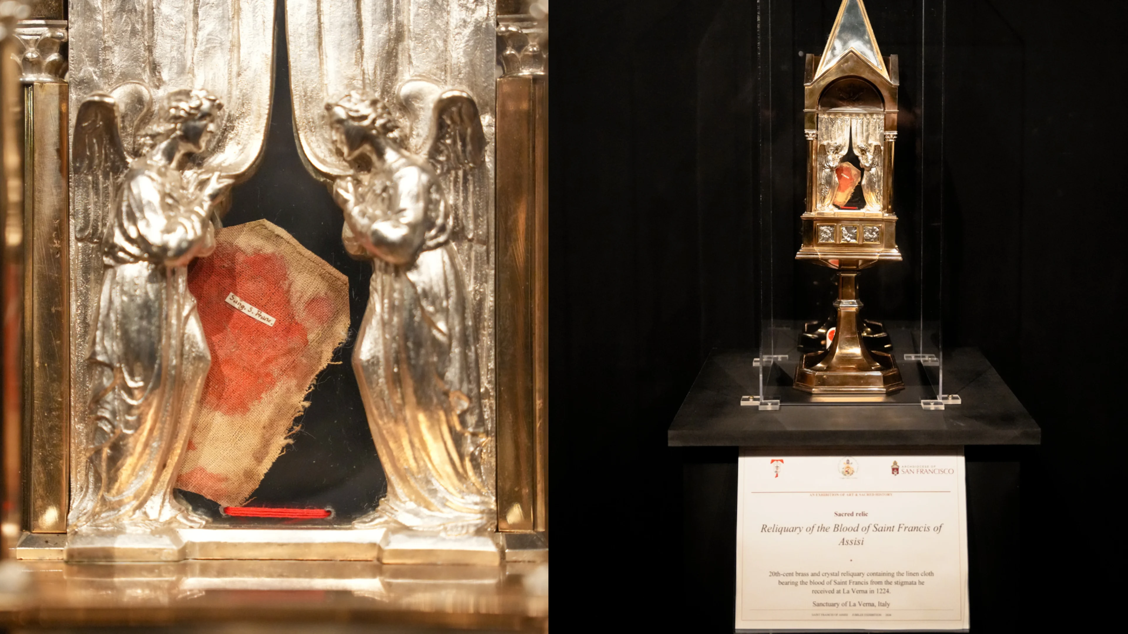 A first-class relic of the blood of St. Francis of Assisi is on display in San Francisco’s Cathedral of St. Mary of the Assumption from Oct. 16 to Nov. 28, 2026. | Credit: Francisco Valdez